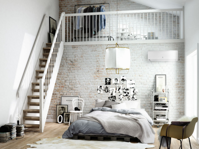 Настенный кондиционер Electrolux EACS/I-12HP/N8_23Y_in + EACS/I-12HP/N8_23Y_out, белый 
